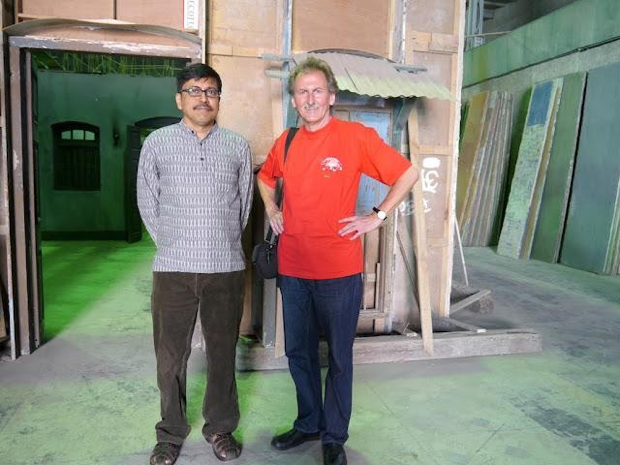 Gerhard Gruber mit Indranil Bhattacharya, FTII Pune