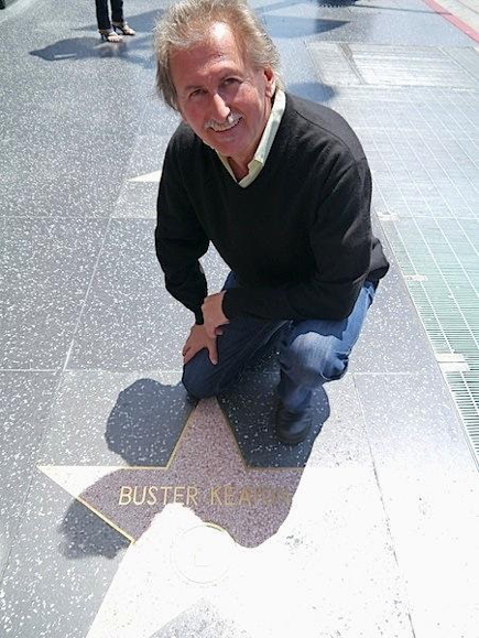 Busdter Keaston Star am Hollywood Boulevard