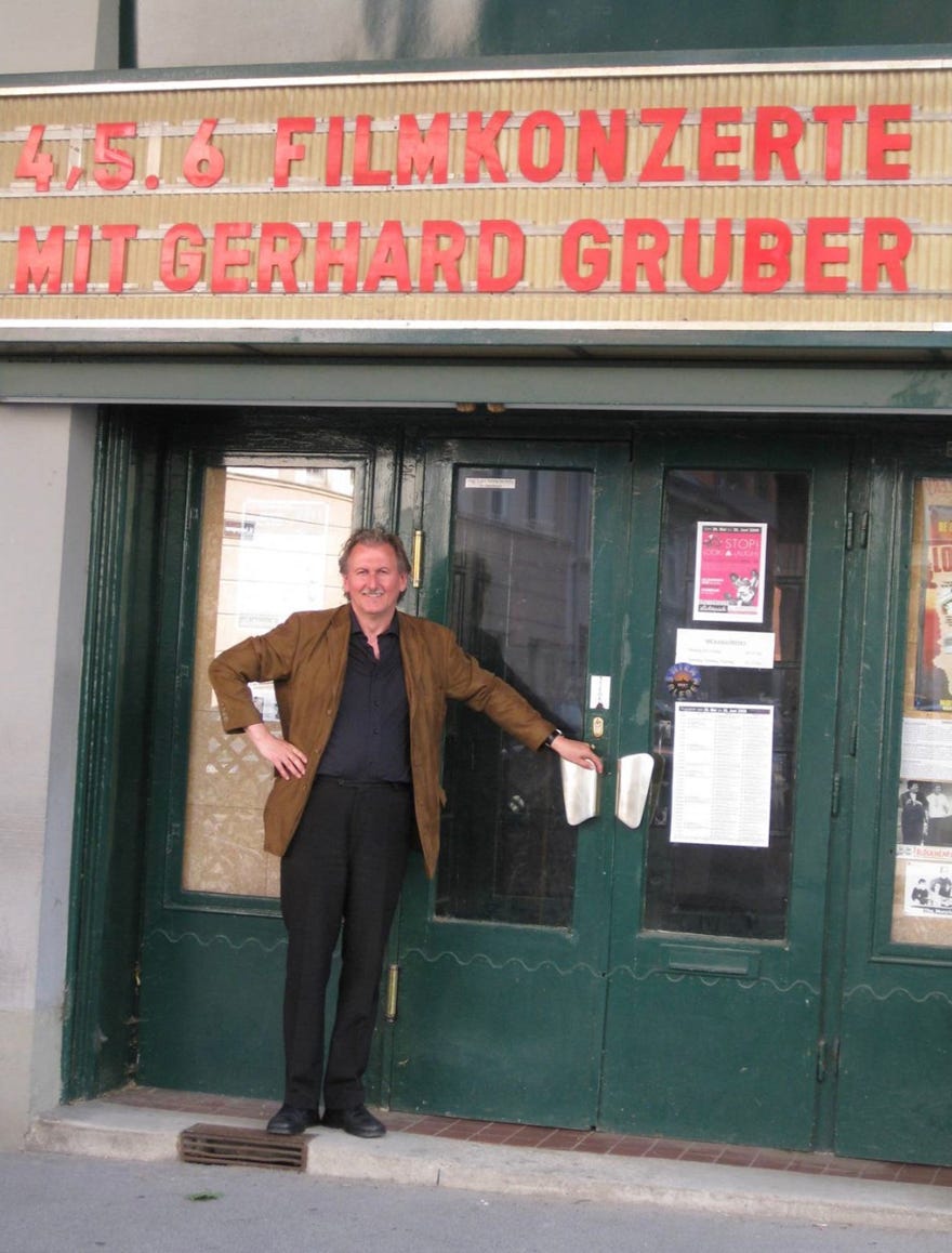 Gerhard Gruber ist regelmäßig Gast im Breitenseer Kino
