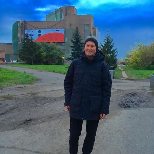 Gerhard Gruber in Krasnoyarsk Sibirien Oktober 2017
