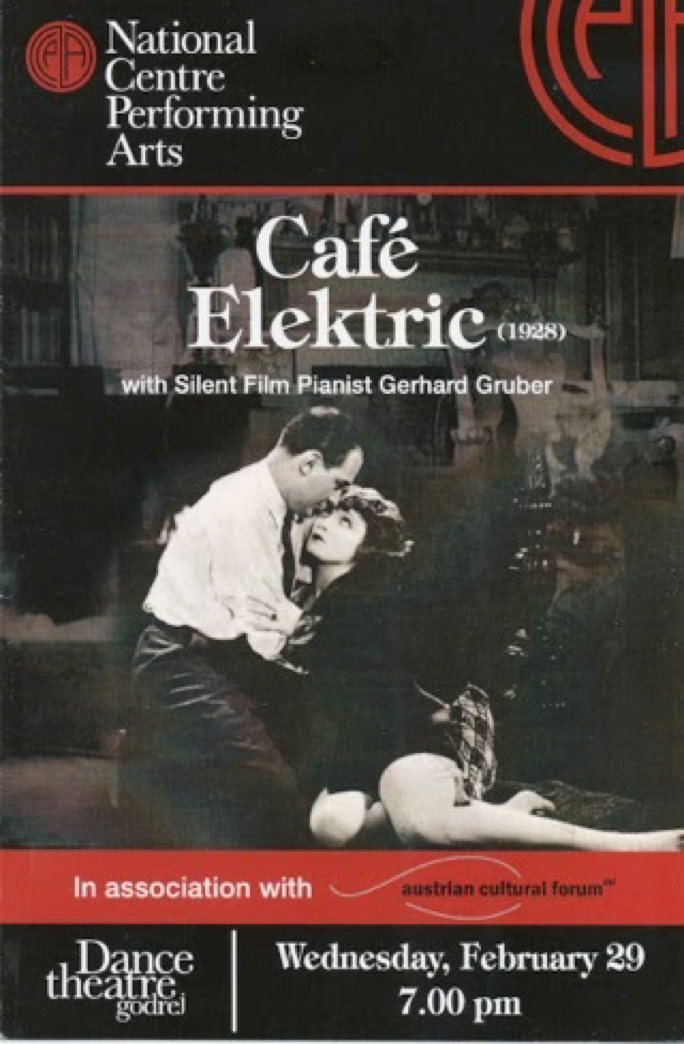 Poster Cafe Elektric Mumbai