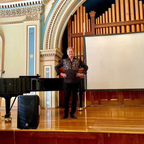 Gerhard Gruber in der Hobart Town Hall Australien