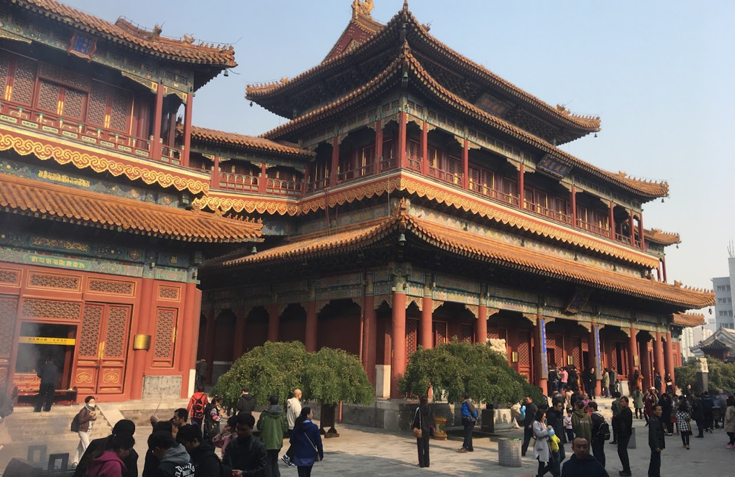 Besuch in Peking Tempel