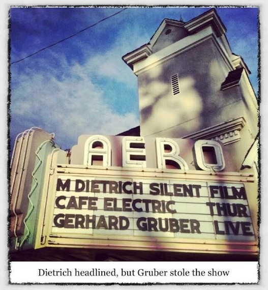 Gerhard Gruber im Aero Theatre 