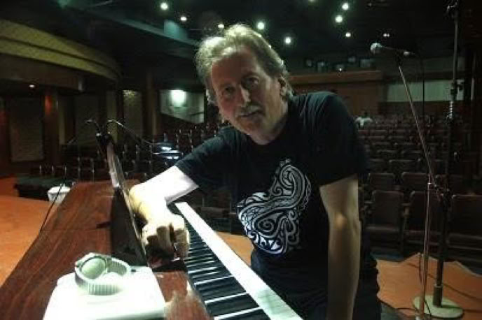 Gerhard Gruber im FTII Pune größte Filmschule in Indien