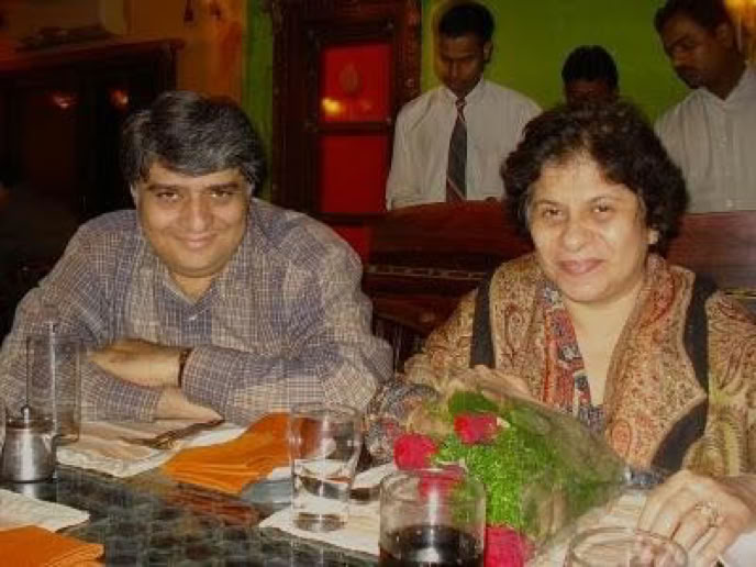 Gastgeber der PoonaMusic Society, Jehangir Batiwala und Gattin