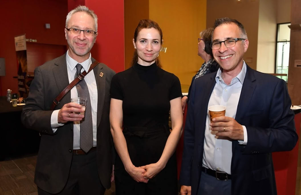 das Team in der York University Toronto für die Aufführung Stummfilme Gerhard Gruber 