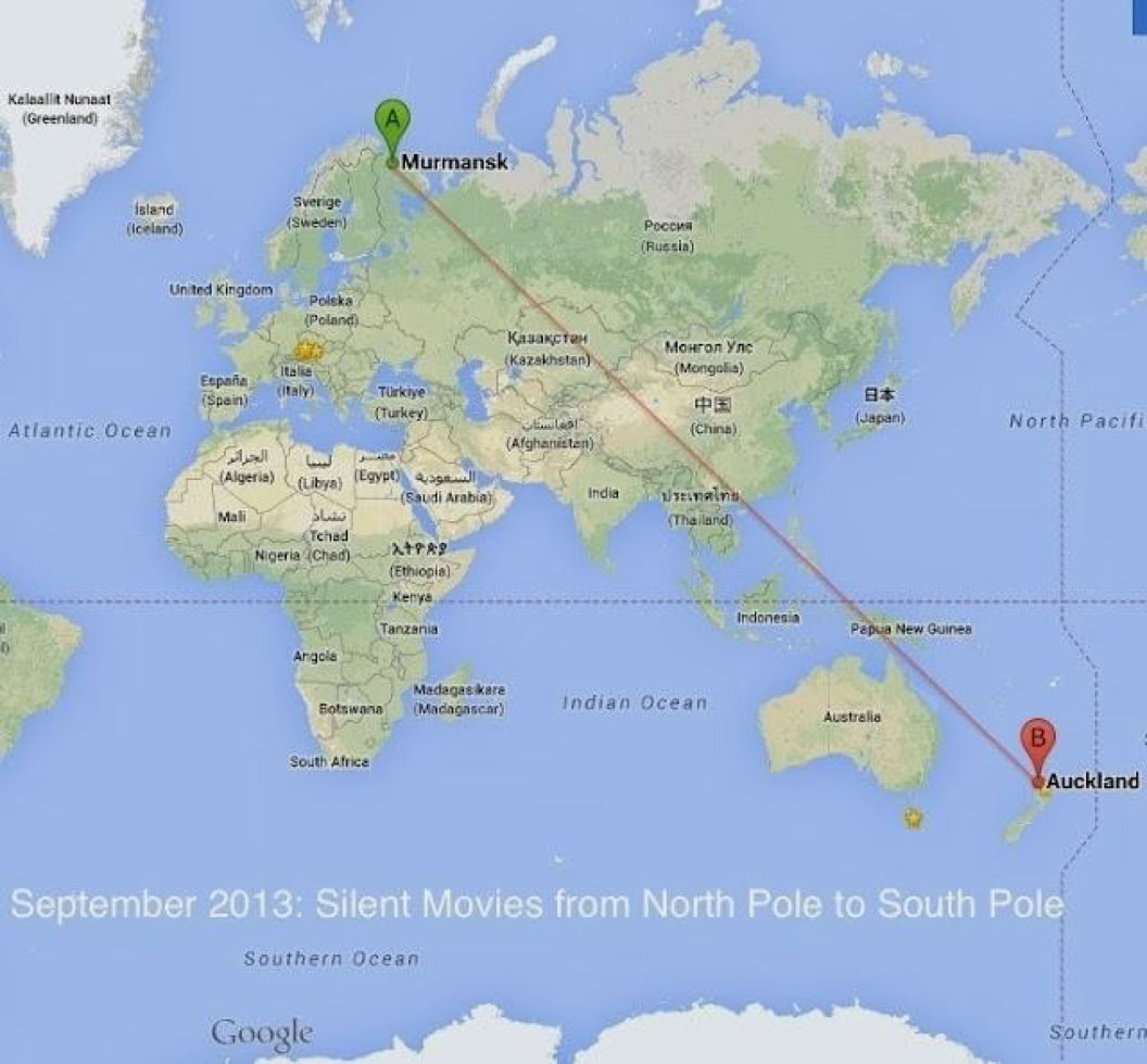 von Murmansk nach Auckland in 5 Tagen