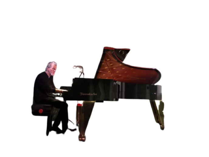 Stummfilmpianist Gerhard Gruber am Bösendorfer