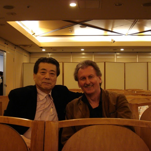 Gerhard Gruber with manager Jun Takahashi Tokyo