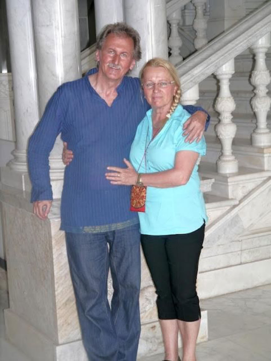 Eva und Gerhard Gruber in Mumbai, NCPA